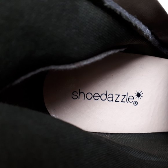 ShoeDazzle Brown Faux Suede Thigh-high Lace-up Boots - Picture 11 of 16